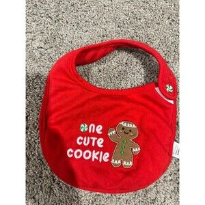 One Cute Cookie gingerbread bib